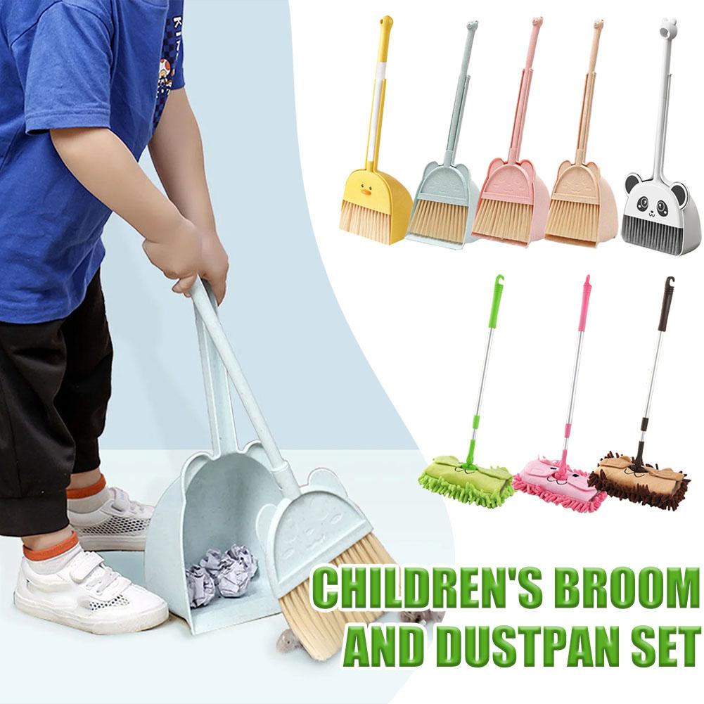 Kids Outdoor Broom - 어린이 놀이 집 장난감 미니 빗자루와