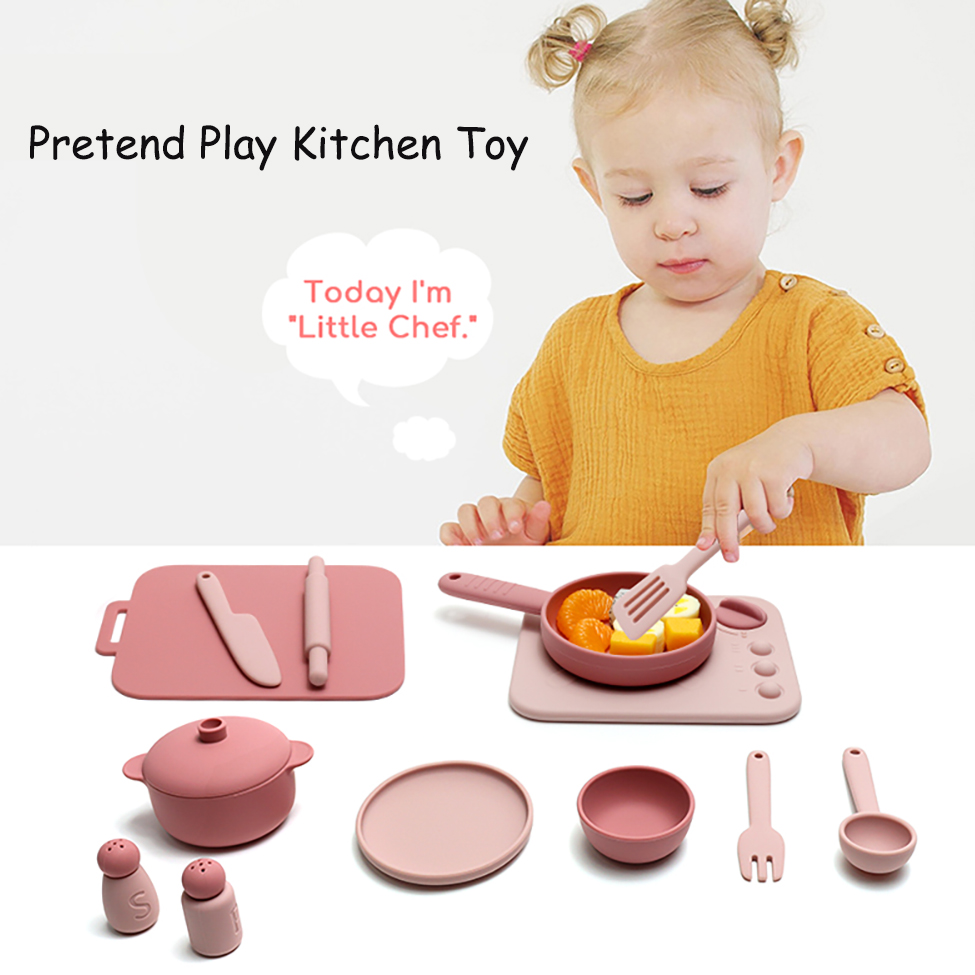 13종 실리콘 요리 놀이 세트 장난감, 역할놀이 주방  - Kids Outdoor Kitchen Accessories 리뷰 및 가격