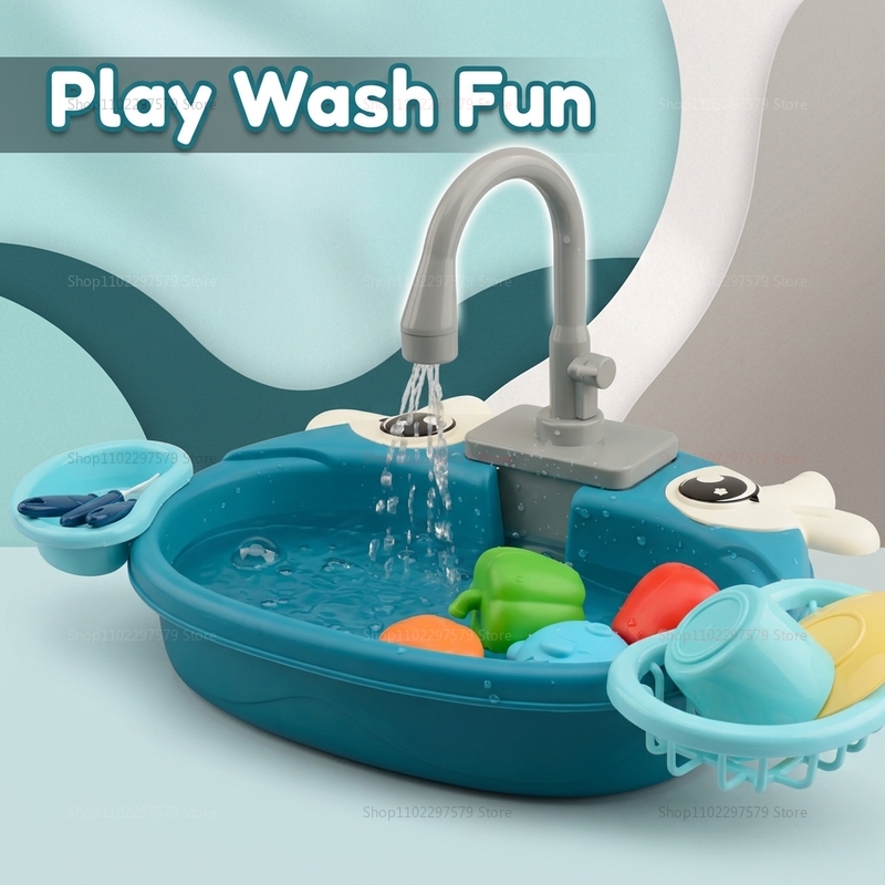 유아용 인터랙티브 물놀이 싱크대 장난감 전동 흐르는 물 - Kids Outdoor Kitchen Accessories 리뷰 및 가격